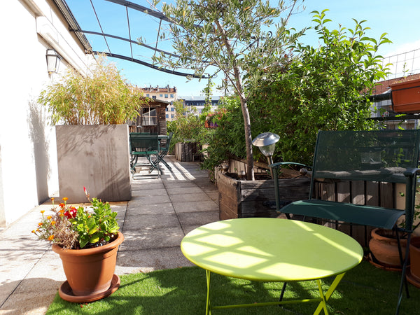 Bright Flat of 105 m2 in 3d and last floor with a 55m2 terrace, 3 bedrooms 2 bat Lyon, France Grande terrasse à Lyon, aux pieds des tramways Entire rental unit vacation rental 35543753