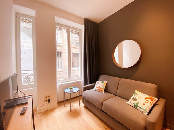 Studio neuf (2e étage avec ascenseur) idéalement situé en plein coeur de Lyon da Lyon, France Le Petit Lyonnais - Coeur de Lyon - 2 pers. Entire rental unit vacation rental 48129120