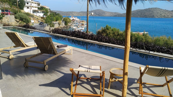 A stunning modern property above the beach. Thanks to its magnificent location,  Agios Nikolaos, Greece Unique design 3 bedroom villa next to the beach Entire villa vacation rental 667630588629883156