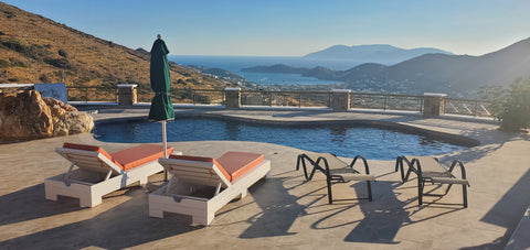 Beautiful new house, fully furnished with breathtaking view of the Aegean. Acces Abilene, TX Aegean Villas Ios: Villa HOPE Cycladic home vacation rental 16798296