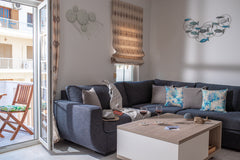 Cental apartment fully equipped for a comfortable, relaxing stay. Located on the  Cosy,comfy seaview apartment in central Ierapetra Entire condo vacation rental 50837140