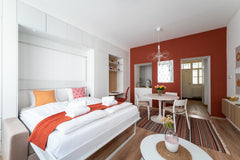Our beautiful studio flat is located in a calm residential area, few steps from  Vienna, Austria Start your day in a beautiful studio flat Entire serviced apartment vacation rental 557016059415228884