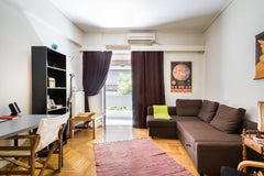 A comfortable and cozy apartment 50sqm with bedroom, bathroom, living room, kitc Athens, Attica, Greece Zen apartment | 10min Center | 50m metro Entire condo vacation rental 11598511