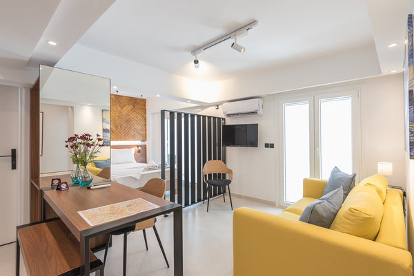Phaedon, Terrace Suite Near Acropolis can accommodate up to 4 guests and provide Athens, Greece Phaedon, Terrace Suite Near Acropolis By CloudKeys Entire rental unit vacation rental 51419522