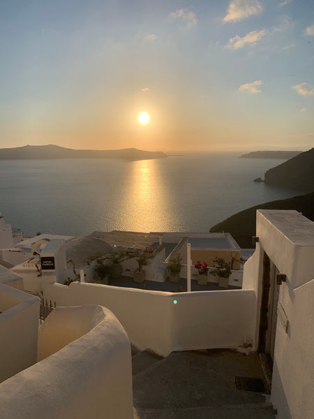Our original Caldera Suite offers you the opportunity to experience how Santorin  Doukas Caldera Suite with plunge indoor pool Cycladic home vacation rental 44261088