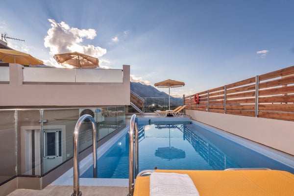 Giannis Pool Villas in Kastelos Ground Floor 2  located on the ground level of a  Giannis Pool Villas in Kastelos Ground Floor 2 Entire rental unit vacation rental 51199202