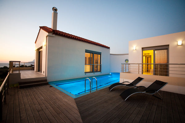 This luxury villa with the unique architectural layout, is placed in the most pr Crete, Greece Anemon Villas - Villa Levantes Entire villa vacation rental 1148024