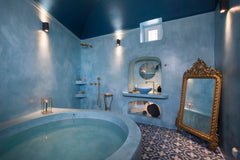 Dimael Mansion is one of the few remaining neoclassical mansions in Santorini se  Dimael Mansion Blue Superior Suite Entire condo vacation rental 20267477