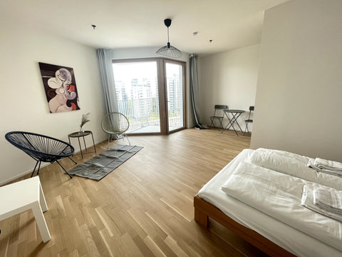 Book now and spend your Viennese days in the BRAND NEW, cozy designed apartment! Vienna, Austria Bright & Modern Flat near Vienna Central Station Entire rental unit vacation rental 713106971114603856