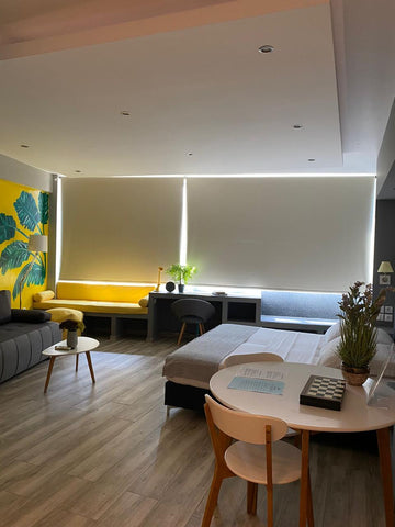 All units have air conditioning, some of them have a terrace  / or a seating are Thessaloniki, Greece Family Studio Suite With Park View 1st Floor Entire rental unit vacation rental 28896880