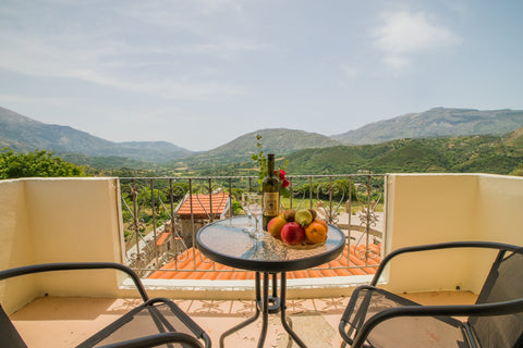 A traditional family hotel in the heart of Crete, situated in the village Throno Crete, Greece Mountain View Rooms for 19 people Private room in bed and breakfast vacation rental 614929876018875415