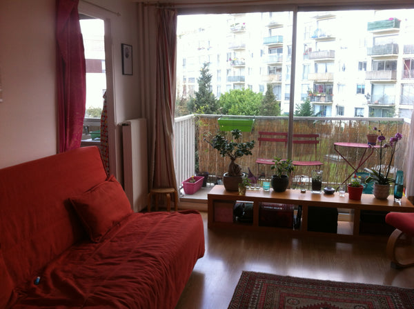 Comfortable luminous studio apartment with balcony, morning sun and a garden vie Paris, France Appartement cosy, quartier vivant Entire rental unit vacation rental 3418062