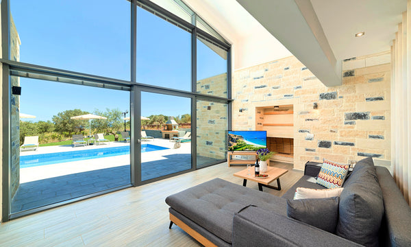 Nuzzled in an olive grove, above the sandy beach of Georgioupolis in Crete, Moon London, United Kingdom Moonlight Maxima Villa Heated Pool Entire villa vacation rental 572949891023625606