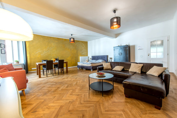 Welcome to my large and airy apartment located in a backstreet of the city cente Prague, Czechia Large Flat - AWESOME LOCATION, from LOCALS for YOU Entire rental unit vacation rental 25248459