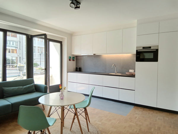 Profitez d'un logement totalement rénové (1ere occupation!) à 2 pas du quartier  Brussels, Belgium Bright renovated architect studio Cerisier Quarter Entire rental unit vacation rental 654129839471460693
