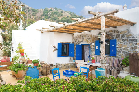 A traditional stone village house in a small sleepy village in Crete. It was ren Athens, Greece [COSY] The Architect's Village House - roof terrace - AC - WIFI - SAT TV Entire home vacation rental 6563384