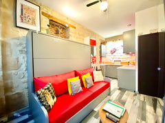Old commercial premises on courtyard freshly renovated, offering quietness and a Paris, France #CosyStudio @ Paris betw. Opéra & Montmartre Entire rental unit vacation rental 11310067