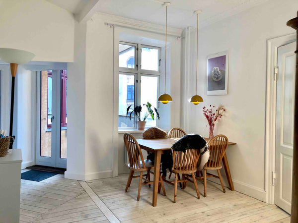 The apt. has 1 spacious and well-equipped kitchen, 1 dining room with a balcony  Copenhagen, Denmark Bright and spacious apt. in most charming area Entire rental unit vacation rental 41632452