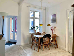 The apt. has 1 spacious and well-equipped kitchen, 1 dining room with a balcony  Copenhagen, Denmark Bright and spacious apt. in most charming area Entire rental unit vacation rental 41632452