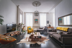 Superbe appartement de 106m2, ambiance chaleureuse et calme, au coeur des Chartr Bordeaux, France Vintage and modern spirit Apartment in Chartrons Entire rental unit vacation rental 25383491