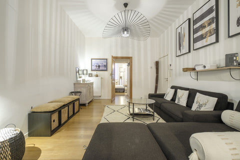 As soon as you cross the threshold, you feel at home in this magnificent 2-bedro Brussels, Belgium Magnificent 2 bedroom duplex + terrace Ixelles Entire rental unit vacation rental 557245228679368929