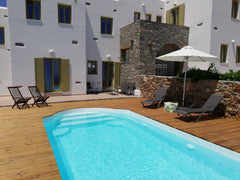 Two story house which host 6 person. On the upper level is the fully equipped ki Marmara, Greece Agiasi Villa 3 with private pool Cycladic home vacation rental 13405240