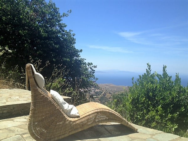 Our rural house built as in the traditional settlements of Kea, is well sheltere  Lion's House - Hiking the ancient trails of Kea Entire cottage vacation rental 13427236