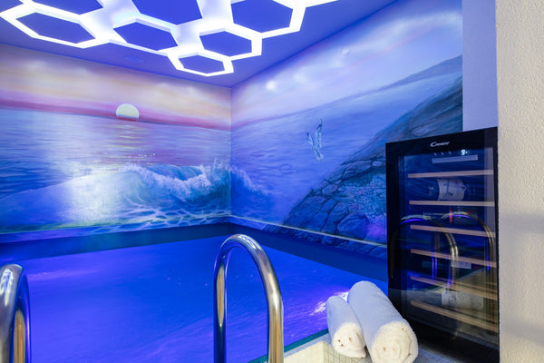 Each suite has a heated indoor pool, sauna, hot tub and spa. Necessary to mentio Sitia, Greece Ma President suite Entire rental unit vacation rental 675994060691017270