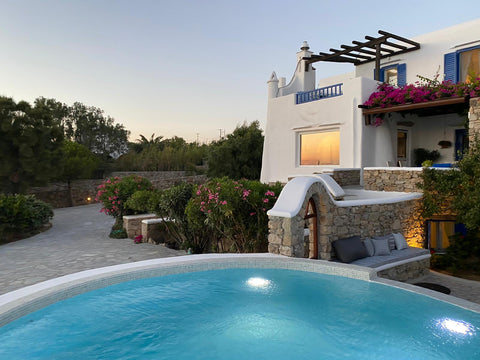 Delos Villa has 3 bedrooms and 3 baths, a tiled salt water pool, internet, AC, g Athens, Greece Delos Villa Entire villa vacation rental 51015955