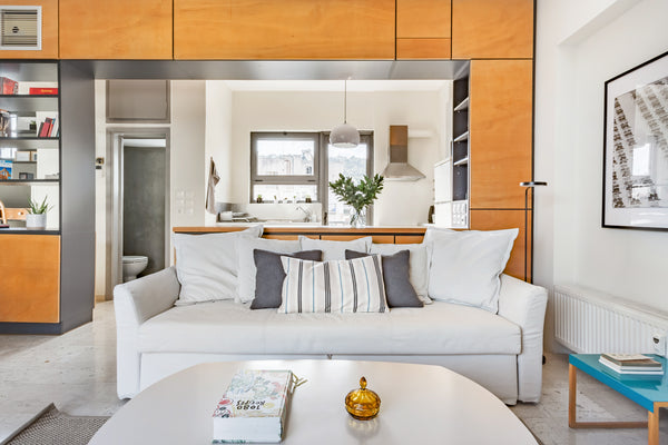 Start the day sitting at a cozy breakfast table on a leafy, covered balcony offe Athens, Greece Two Level, City-View Apartment in Exarchia Entire condo vacation rental 23710175