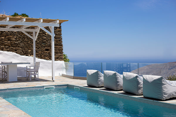 Villa Stefano was created following the classic Cycladic architecture but also r  Villa 