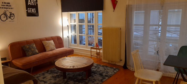 Bonjour, je sous loue mon appartement en entier, ce qui signifie que vous êtes s Lyon, France joli appartement, chaleureux et fonctionnel. Private room in rental unit vacation rental 43924390