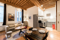 In the heart of Saint Just, you stay in a typical apartment where you will feel  France MEMORABLEPLACE-Trion -Lovely flat close Vieux Lyon Entire rental unit vacation rental 32454946