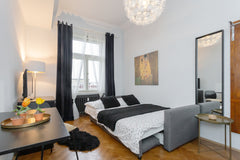 This stylish and cozy studio is situated in a popular hip quarter Letna few minu Prague, Czechia NEW Stylish studio, 5 mins center Entire rental unit vacation rental 26107251