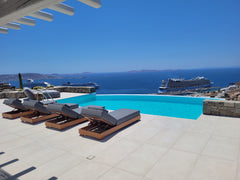 Villa Zélia Luxe est composée de 4 chambres avec chacune sa salle de douche priv Mikonos, Greece Superbe villa 4 chambres / Mykonos - vue mer Entire villa vacation rental 41449560