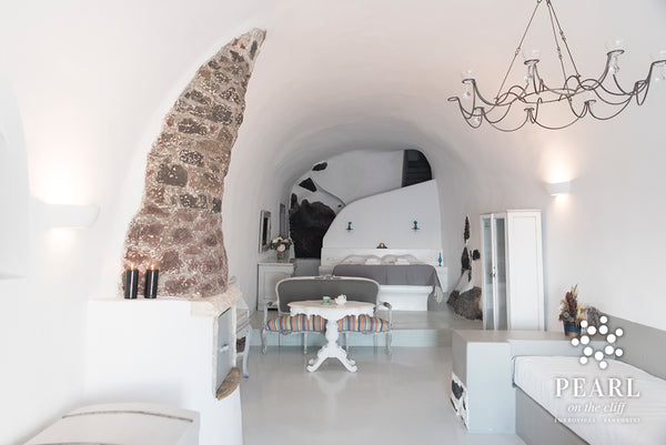The complex is located in Imerovigli, Santorini’s most picturesque village, 1 km  Pearl on the Cliff Hotel & Suites Room in hotel vacation rental 41359221