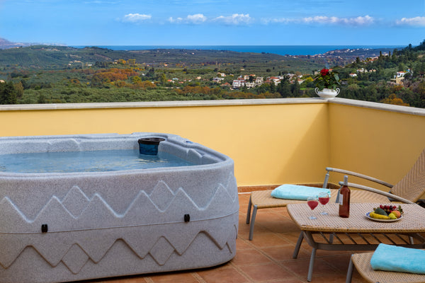 Villa Erontas is a 2-storey house located in the peaceful village of Maheri. It  Chania, Greece Villa with heated jacuzzi and amazing views Entire villa vacation rental 11256536