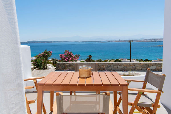 Small suite, 30 sq. m. in total with one bedroom and a living room with a kicthe Patima, Greece Junior One Bedroom Sea View Suite Entire serviced apartment vacation rental 44158117
