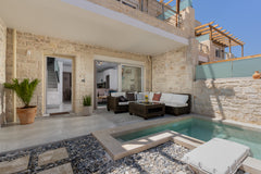 Leon Suite is part of a 7  detached suites complex.  Only a few feet away from a Rethimnon, Greece Leon Suite, seafront residence Entire home vacation rental 683241762366313621