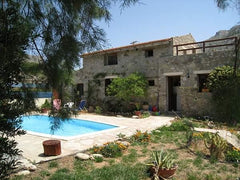 The villa is located on a hillside, overlooking the sea. It boasts fantastic swe Makry Gialos, Greece Stone villa with private pool in Crete Entire villa vacation rental 32057456