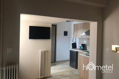 Welcome to this cozy, fresh and clean space. There are no common areas as the st Ioannina, Greece Hometel Nea Kypseli-Athens, Studio Entire rental unit vacation rental 26099866
