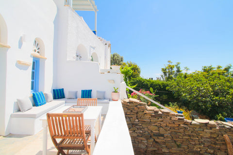 A traditional house in the heart of Ktikados village in Tinos. Completely recons Greece TINOS - SEAVIEW - Traditional Villa in Ktikados Cycladic home vacation rental 48948060