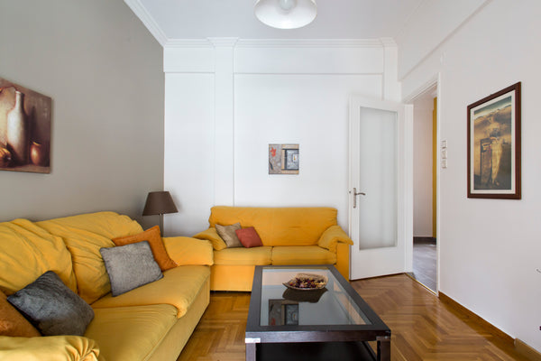 This is a cozy 2-bedroom - 6 floor - 72m2 - PENTHOUSE with a great 30m2 BALCONY  Athens, Attica, Greece Center 4, Penthouse, Metro in 40m Entire rental unit vacation rental 3455329