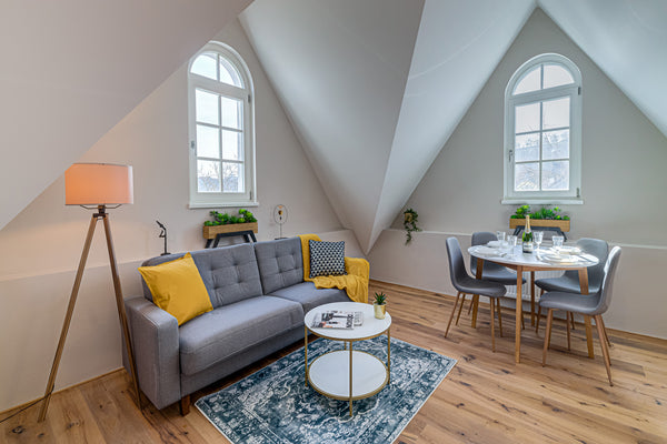 Elegant, comfortable and newly reconstructed 2 bedroom (+ living room) attic apa Prague, Czechia Unique 2 bedroom attic apartment - up to 6 persons Entire condo vacation rental 610810654253041821