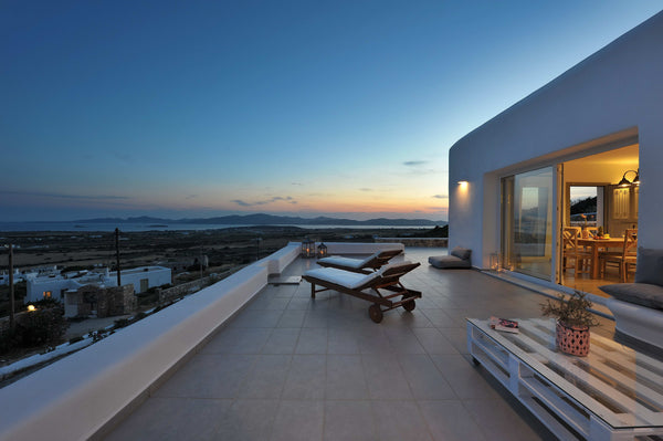 Villa Sunset is a brand new home built in 2015 in the Cycladic architectural sty Paros, Greece Modern House with amazing view in Paros Entire villa vacation rental 43301207