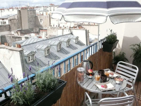 This unique one bedroom apartment has a particular charm due to its fully south- Paris, France SUNNY TERRACE Apartment in Marais Entire rental unit vacation rental 9853928