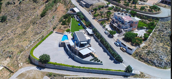 The decor is contemporary whilst creating a cozy and home away from home feeling  Luxury villa Panthea with private pool Entire home vacation rental 26195456