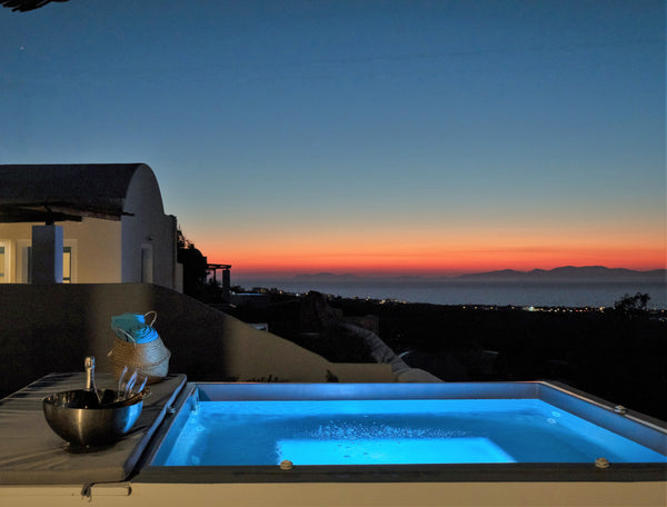 GTK VILLA THALIA is located 150 meters from the caldera in Oia and 50 meters fro Greece GTK Santorini Oia Sunset Villa Thalia Dome vacation rental 27254987