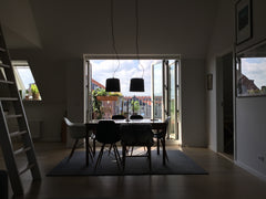 Completely new renovated apartment with a large living room that has the high to Copenhagen, Denmark New top floor 3 room apartment with roof balcony Entire condo vacation rental 20018079