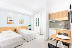 Delta Studio is located in a beach hotel at the famous touristic area of Herakli Heraklion, Greece Delta Studio - Sea view 3min walk from the beach Entire rental unit vacation rental 17759580